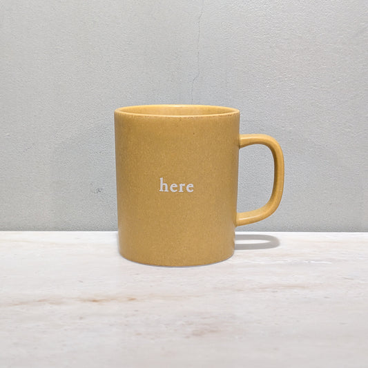 here Original Mug (Yellow)