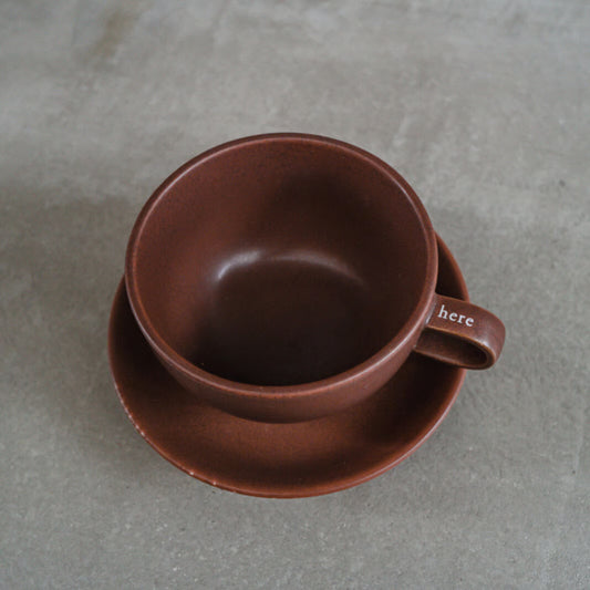 here Original Cup & Saucer