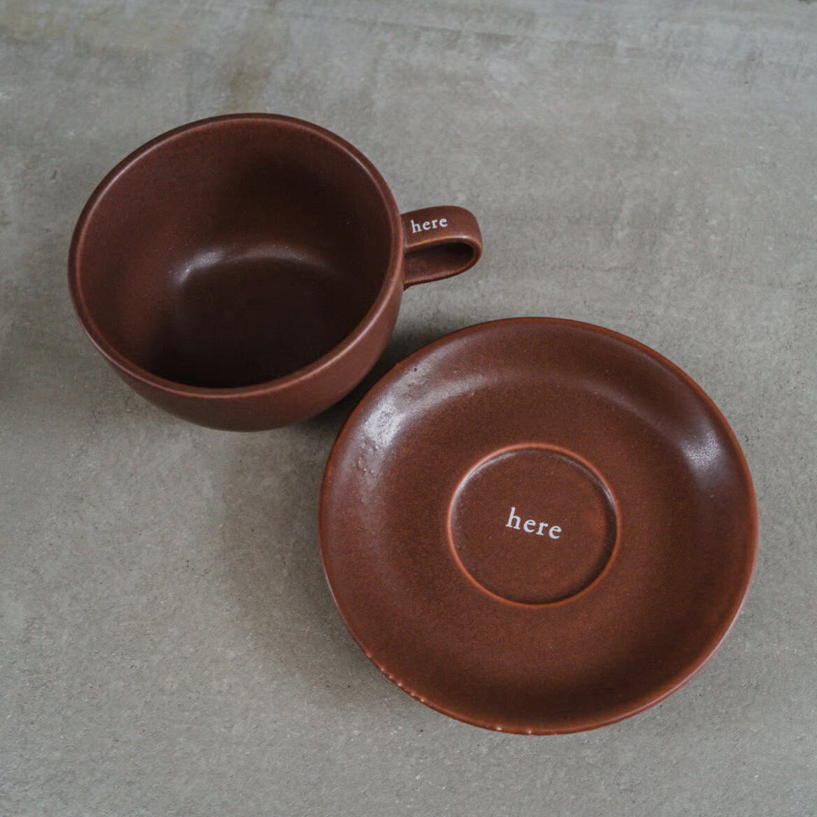 here Original Cup & Saucer
