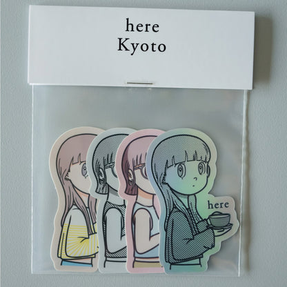here × Yuya Hashizume - Collaboration Stickers (Set of 4)