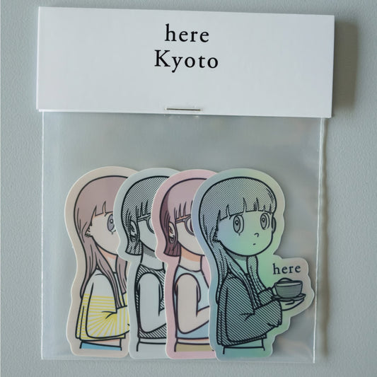here × Yuya Hashizume - Collaboration Stickers (Set of 4)