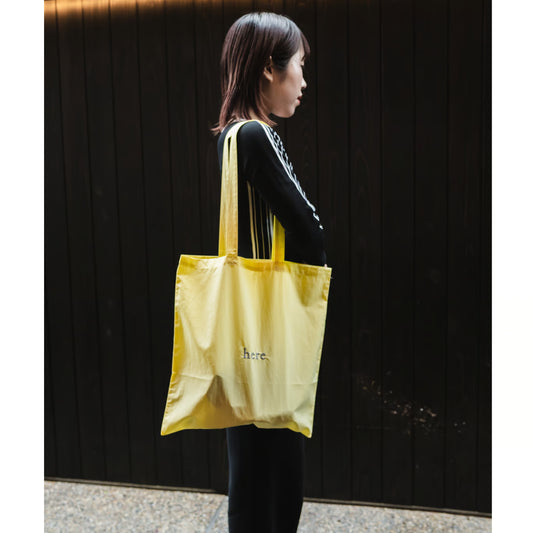 Nylon Tote bag(here logo embroidered)