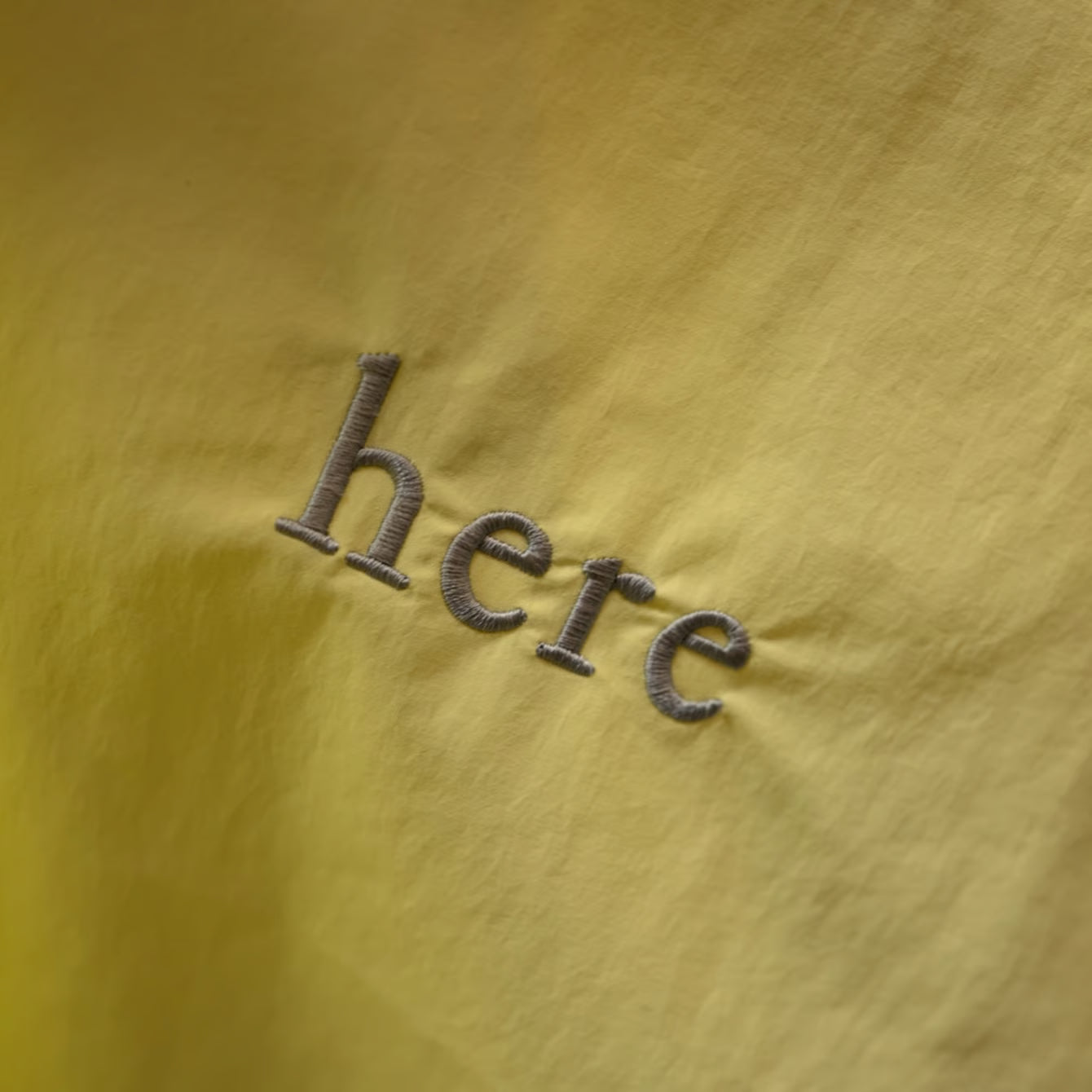 Nylon Tote bag(here logo embroidered)