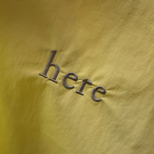 Nylon Tote bag(here logo embroidered)