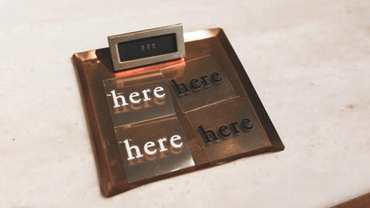 here Sticker