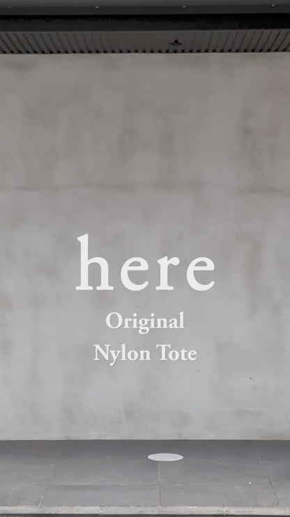 Nylon Tote bag (logo embroidered here)