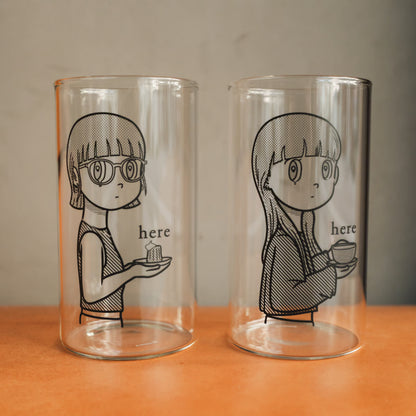 here × Yuya Hashizume - Collaboration Glass Cup 350ml
