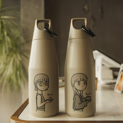 here × Yuya Hashizume - Collaboration Tumbler 580ml(Beige)