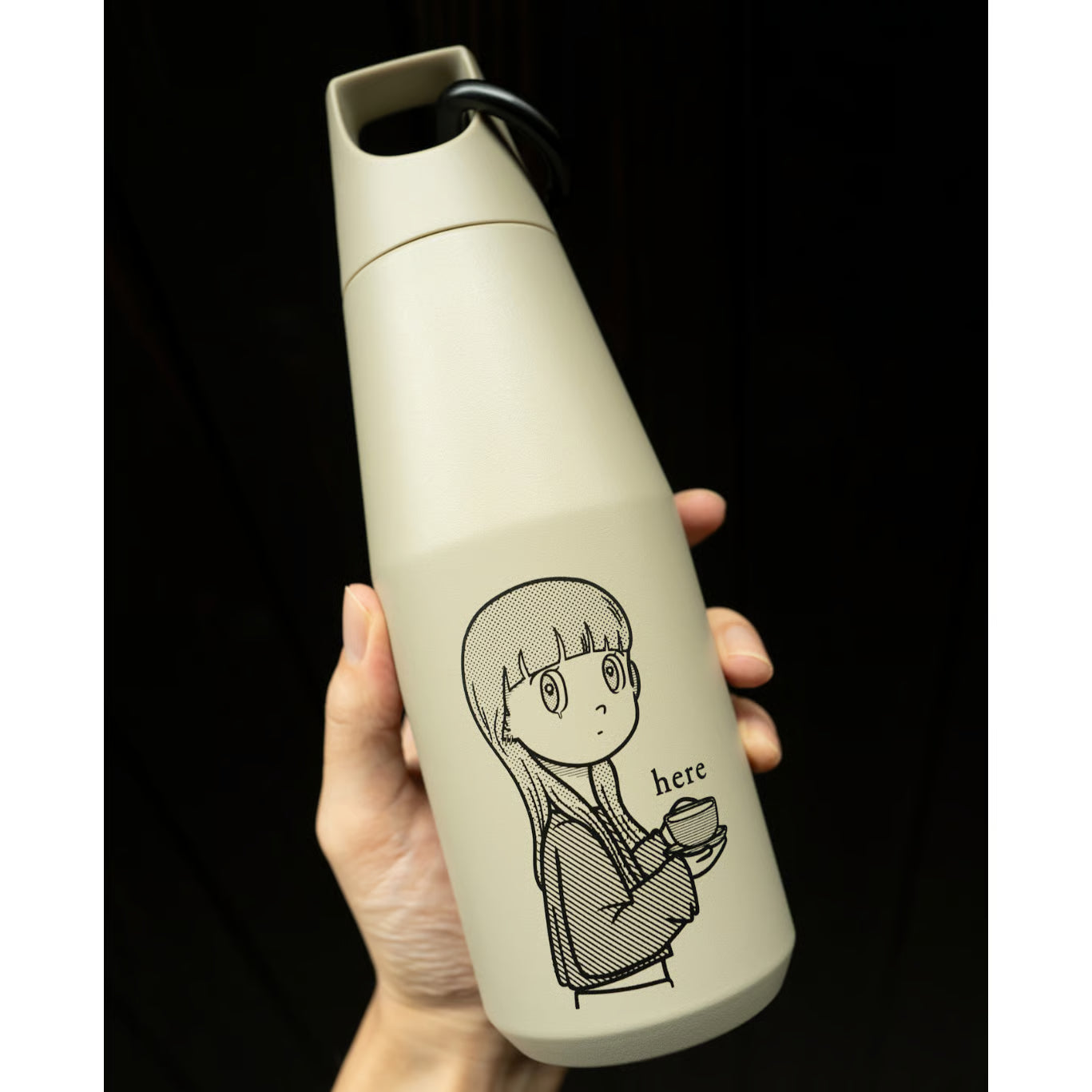 here × Yuya Hashizume - Collaboration Tumbler 580ml(Beige)