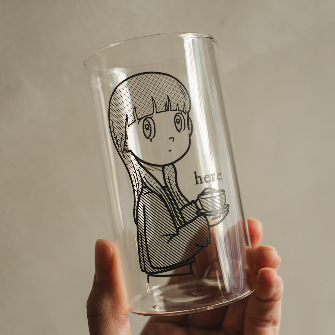 here × Yuya Hashizume - Collaboration Glass Cup 350ml